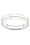 Mirrored Tray Silver Antique Burma 40X6 cm