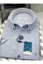 Classic Short Sleeve Lapel Buttoned Pocket-Less Gift Boxed Men's Shirt Fs-004562 - Blue - 2