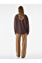 Standard Waist Regular Fit Buttoned Ribbed Straight Leg Trousers - Culotte Jeans - 4