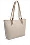 Sand Beige - Sand Beige Plaid Line Square Women's Shoulder Bag Sp1282 - 4