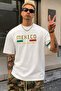 Men's Regular Printed T-Shirt with Mexico Text, 100% Cotton, Comfortable Fit T-Shirt