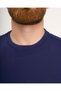 Italian Style Slim Fit Crew Neck Knitwear T-Shirt Indigo T13769 - 2