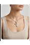 Zircon Stone Phoenix Steel Necklace