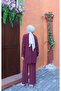 طقم من القطن والكتان مزين بالترتر مع أربطة على الظهر - 6
