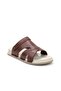 Ps-3920 Men's Genuine Leather Orthopedic Slippers Sandals - 2