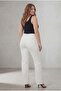 Women's Plus Size Jeans with Knee Rips Detail White - 5