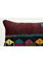 Handmade Vintage Throw Pillow Cover Made from Old Kilim, Wool, 30X50 cm - 2