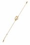 Gold Color Infinity Heart Figured Zircon Stone Women's Steel Bracelet Does Not Tarnish and Does Not Lose Color - 3