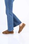 Lace-Up Thermo Sole Genuine Leather Sneaker 341-0135 Women's Shoes - 3