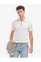 Slim Fit Collar Zipper T-Shirt - 2