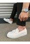 Th Colleciton Jy153 Bloom Laceless Tasseled Leather Men's Casual Sports Classic Shoes Cbt - White - 41 - 3