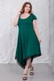 Women's Plus Size Lace Detailed Midi Dress – Plus Size Relaxed Fit Stylish Casual Dress - 2