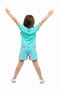 Girls' 2-Piece Shorts Set Crew Neck Short Sleeve Printed T-Shirt - Elastic Waist Tie - 5