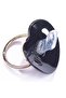 Black Gold Evil Eye Beaded Stone Chain Pacifier - 4