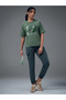 Relaxed Fit Round Neck Sports T-Shirt with ELASTO PLUS - 2