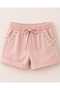 Girl's Rose Embroidery Detailed Blouse Shorts Set - 4