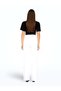 Onlmadison Blush Hw Wide Dnm Cro Noos Women's Jean Pants White (15310632) - 5