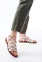 Zri̇n-017 Premium White Orthopedic Genuine Leather Women's Sandals - 3