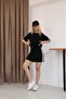 Women's Stripe Detailed Comfortable Modal Fabric Shorts Skirted T-Shirt Set - 5