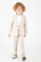 Boy's Linen Jacket Pants Sports Set