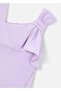 Girl's Bowknot Jumpsuit Lilac 3892 - 6