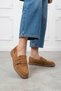 Taba Women's Orthopedic Loafer Suede Buckle Daily Ballet Shoes Sl851Nav