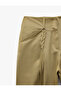 High Waist Tasseled Straight Leg Pocketed Barrel Pants - 3