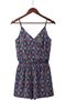 Women’s Off Shoulder Floral Dress – Ruffle Neckline A-Line Knee Length Sundress – Medium - 5