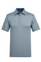 Men's Shirt Collar Egyptian Cotton Short Sleeve Buttoned Kagi Gray T-Shirt Classic Pattern - 5310 - 2