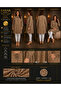 Moda Başak 100% Cotton Woven Patterned Tunic Comfortable Cut Plus Size - 2