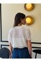 Lora Lace Summer Knitwear Women's White - 6