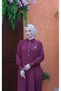 Floral Cotton Linen Dress with File Detail - 5