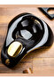 Ceramic Cigar Ashtray Fashion Triangle Shape Ashtray Cigar Holder (Black)