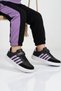 Black Lilac Velcro Lightweight Flexible Girls' Sports Shoes 754 F