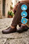 Brown Genuine Leather Men's Casual Shoes - 3