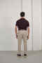 Men's Knitted Button Detailed Polo Collar T-Shirt - 3