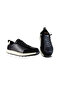 Men's Complete Imported Material Leather and Nubuck Detailed Smart Casual Shoes with Rubber Laces Closure