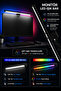 Touch Monitor Top Led Lighting Rgb Ambiance & 3 Colors Adjustable Light