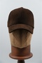 Brown Unisex Suede Baseball Cap - Adjustable Sports Cap - 2