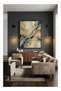 Modern Lighting, Wall lamp, Light, Gold and Black Color, 37x20 cm, Suitable for bedroom and living room, Adjustable height - 5