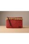 Handmade Paper Rope Raffia Clutch Bag - with Zipper and Wrist Strap - 18X28 cm - 2