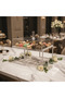 Extra-Large Transparent Acrylic Dessert Presentation Box with Lid and Elevated White Metal Stand - 2