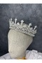 Classic Zircon Stone Bridal Crown Wedding Hair Accessory Offers Timeless Elegance - 4
