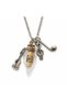 Music Themed Glass Bottle Necklace with Musical Note Detail, Unisex Gift Accessory - 3