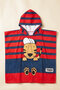 Boy's Poncho Towel 2-8 Years (Beach+Pool+Bathroom) 12646N