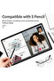 Silicone Protective Case Cover with Screen Protector for iPad Pro 11-Inch, 2022/2021/2020/2018 Soft Back Cover and Ultra Clear Tempered Glass Combo - 4