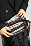 Women's Faux Leather Quilted Patterned Crossbody Bag with Adjustable Strap - 5