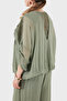 Oversize Silk V-Neck Lace Detailed Blouse Bluz 6901023 - 3