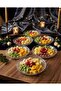6-Piece Glass Plate Crystal Model Breakfast Snack Dessert Pastry Presentation Plate 6-Piece -14 cm - 7