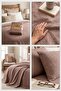 Beige Cotton Pique 200*230cm Bedspread - 3